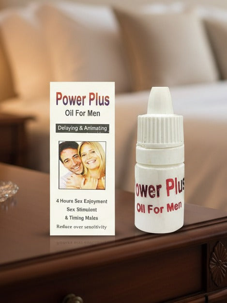 Power Plus Oil for Men – Long Lasting & Timing Solution | Natural Delay Formula for Men