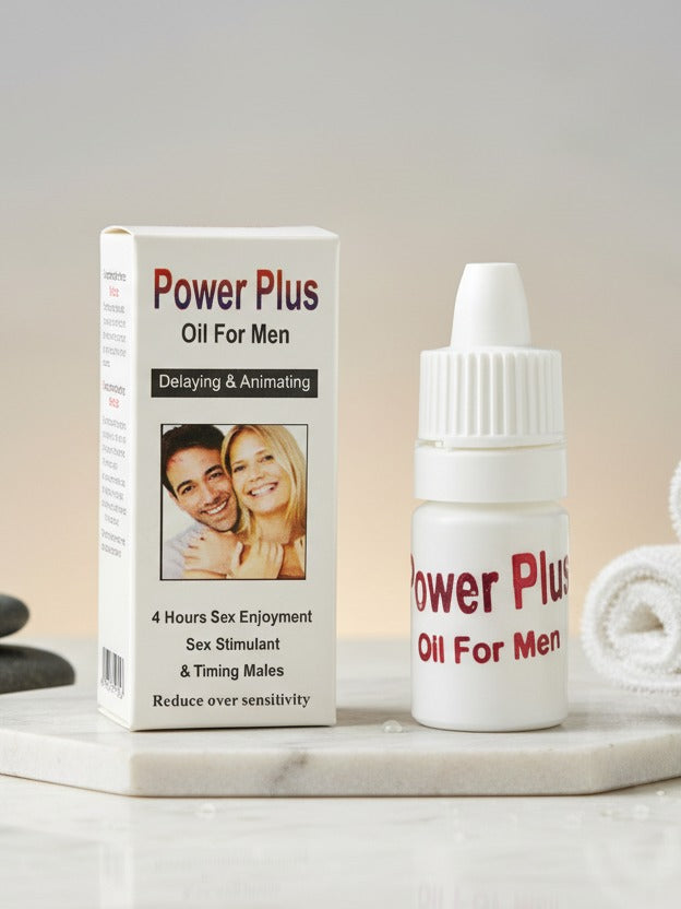 Power Plus Oil for Men – Long Lasting & Timing Solution | Natural Delay Formula for Men